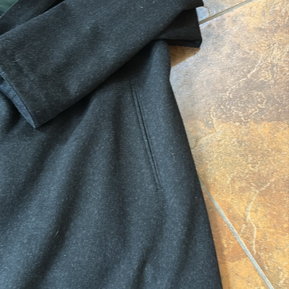 Admont Black Hooded Women's Coat - Picture 4 of 5